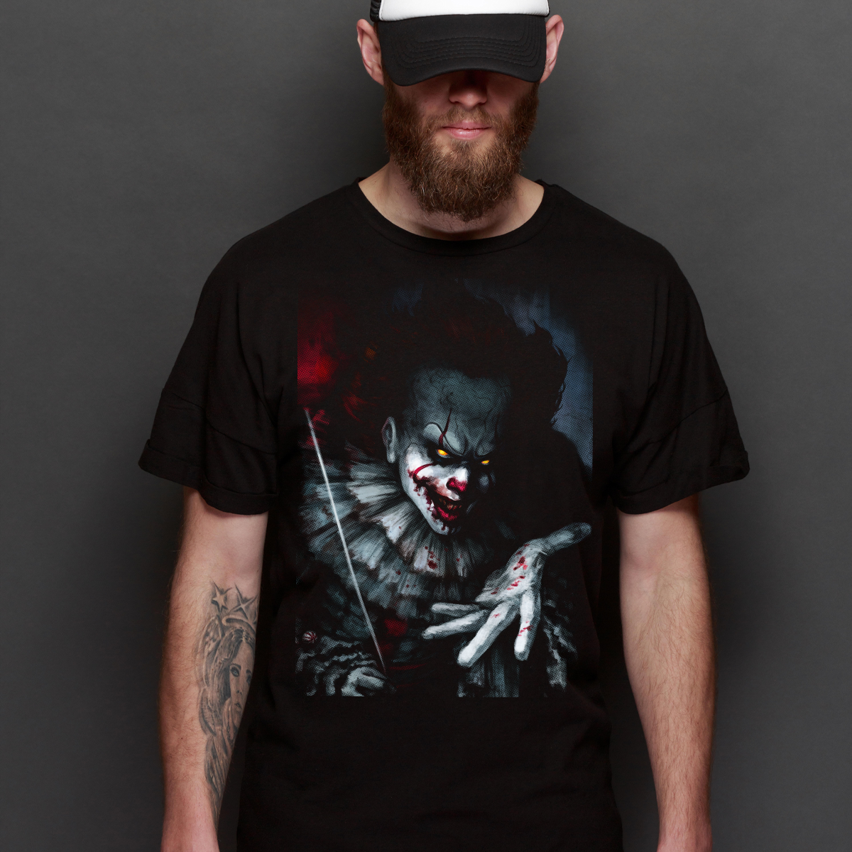 IT Pennywise V6 T-Shirt Horror Movie Tee