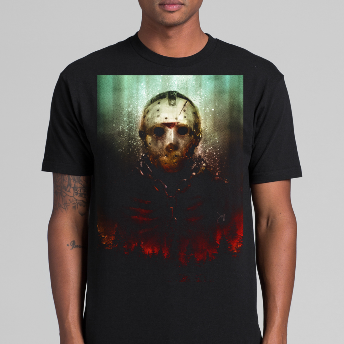 Jason Friday The 13th V12 Horror Movie T-Shirt Tee