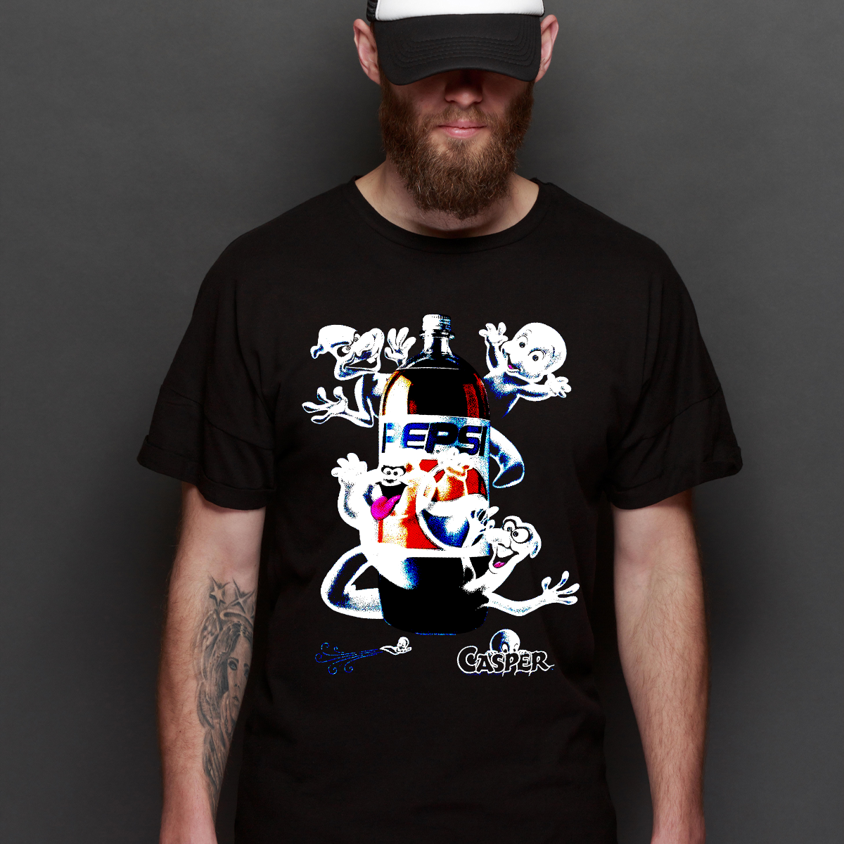 Casper Pepsi Horror Family/Comedy Movie T-Shirt Tee