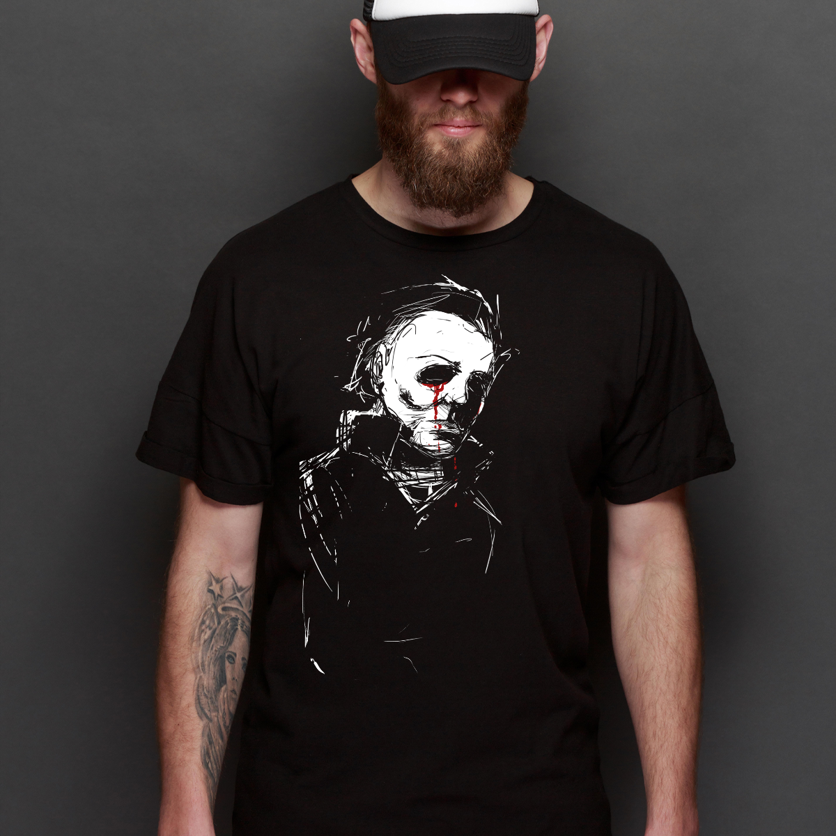 Halloween Michael Myers V26 T-shirt Horror Movie Tee
