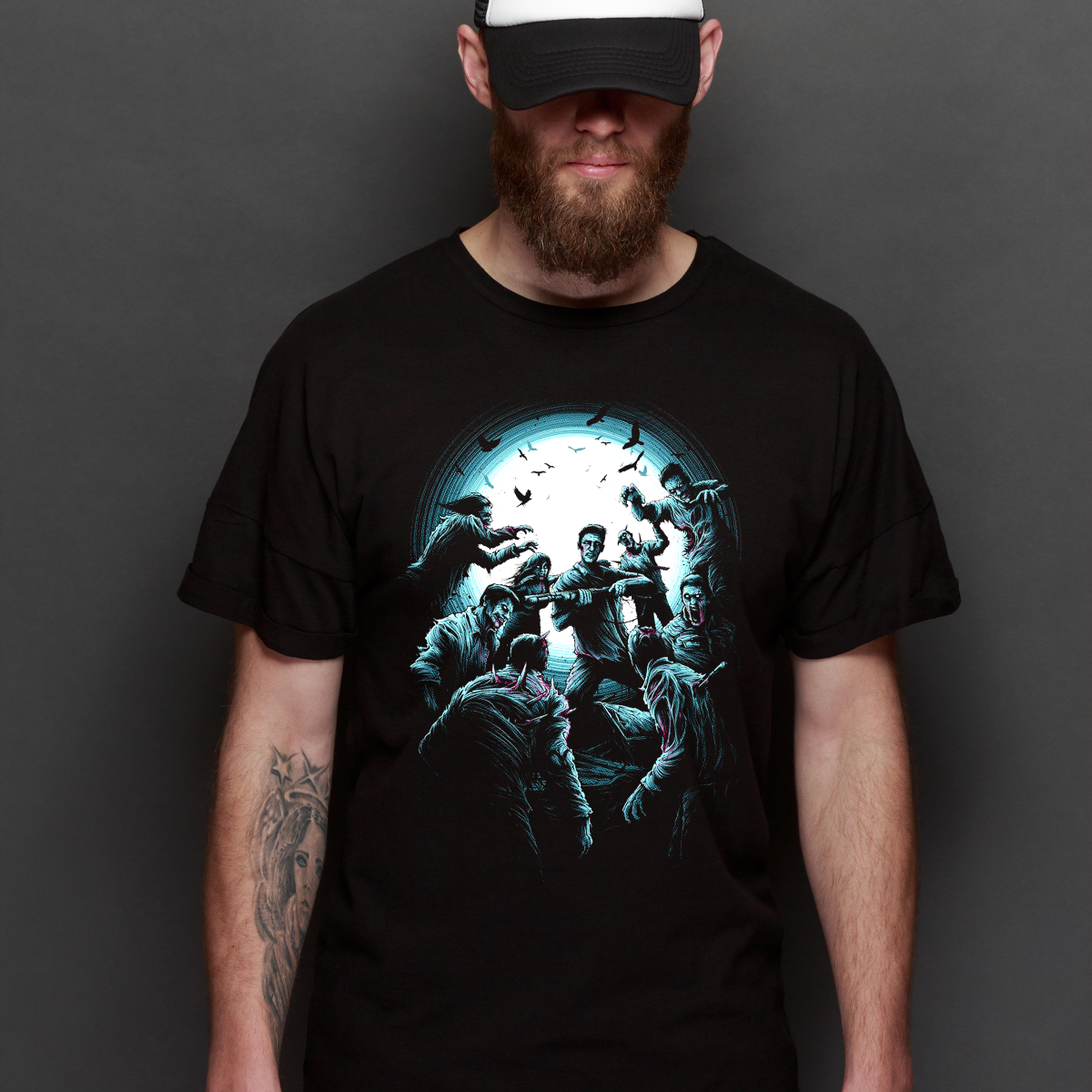 Undead Horror Art T-Shirt Tee