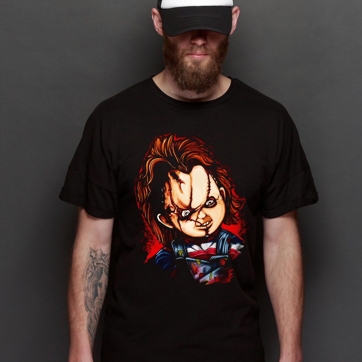 Chucky V6 T-shirt Horror Movie Tee