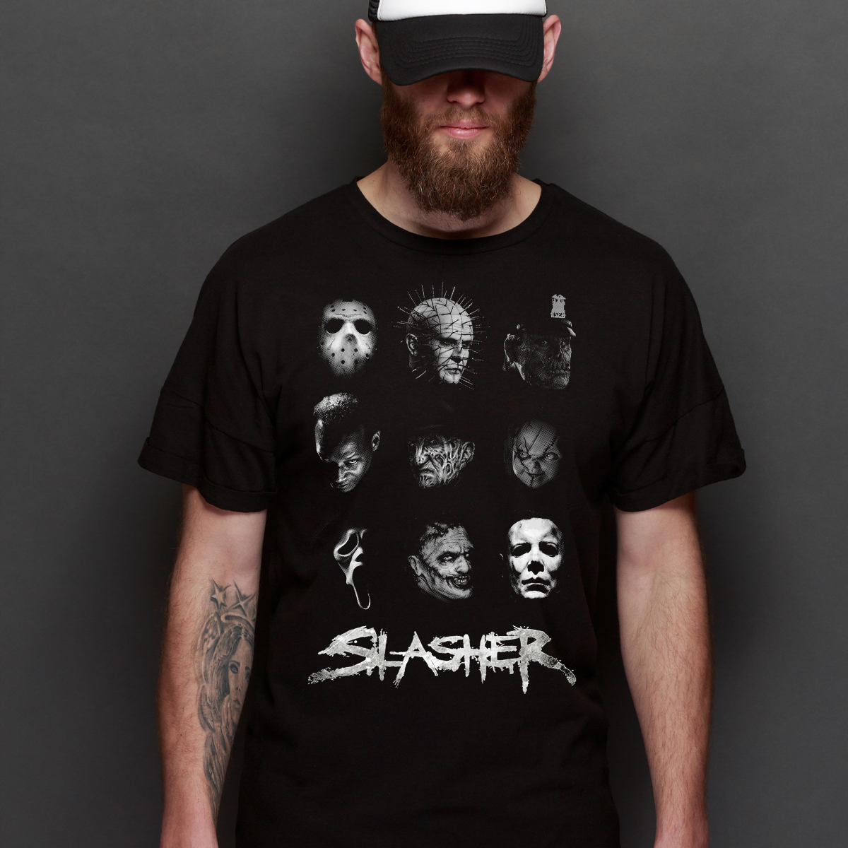 Slasher halloween Horror Movie T-Shirt Tee