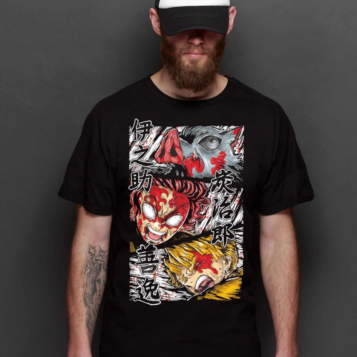 Demon Slayer Tanjiro V6 T-shirt Japanese Anime Tee