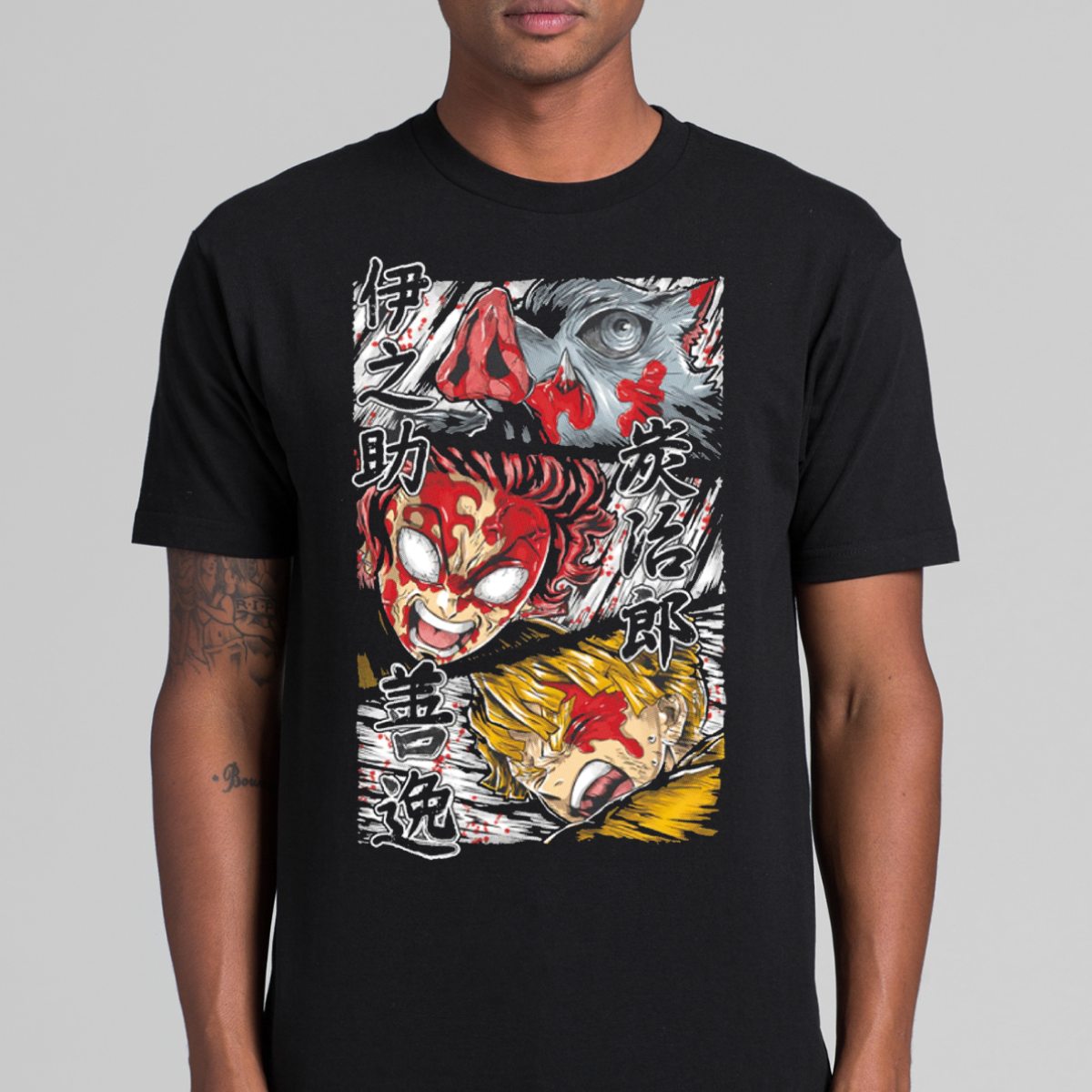 Demon Slayer Tanjiro V6 T-shirt Japanese Anime Tee