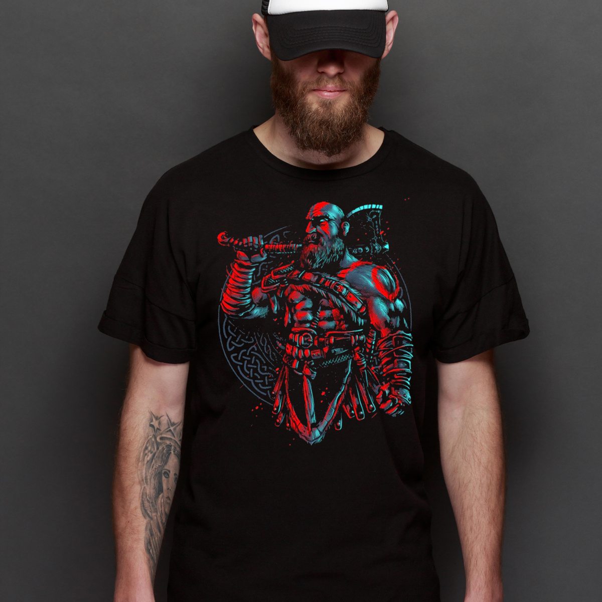 God of War Ragnarök V4 T-shirt Game Tee