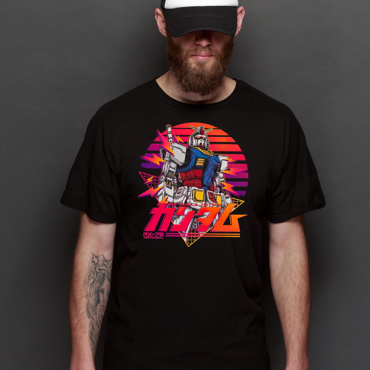Gundam RX-78-2 V3 T-Shirt Japanese Anime Tee