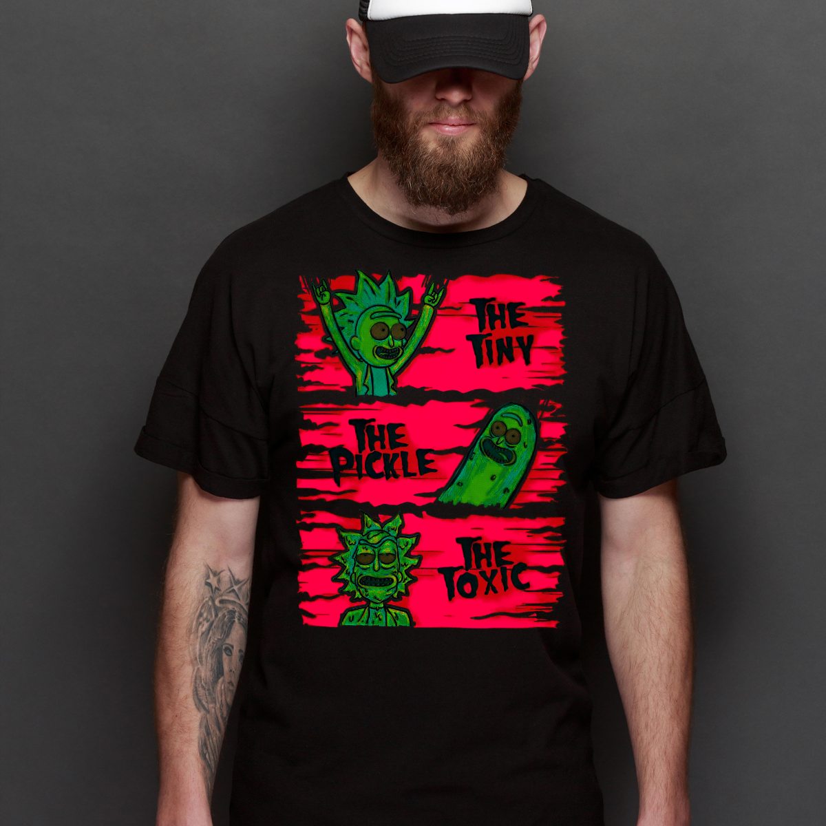 Rick and Morty Ver9 T-Shirt Spoof Funny Tee