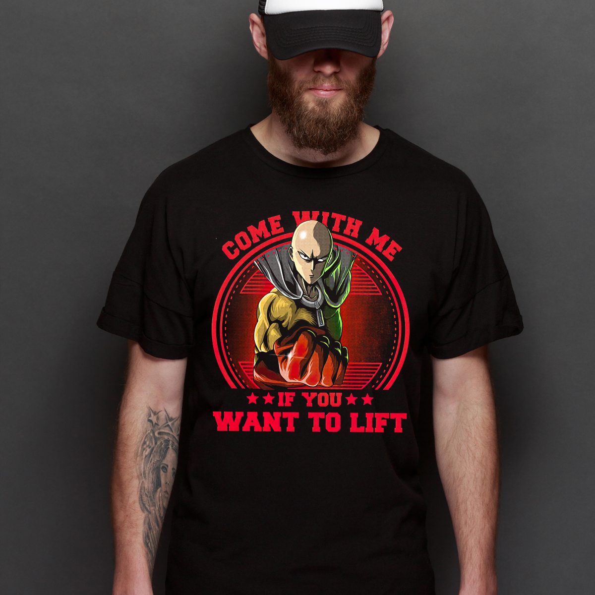 One-Punch Man Saitama V2 T-Shirt Japanese Anime Tee