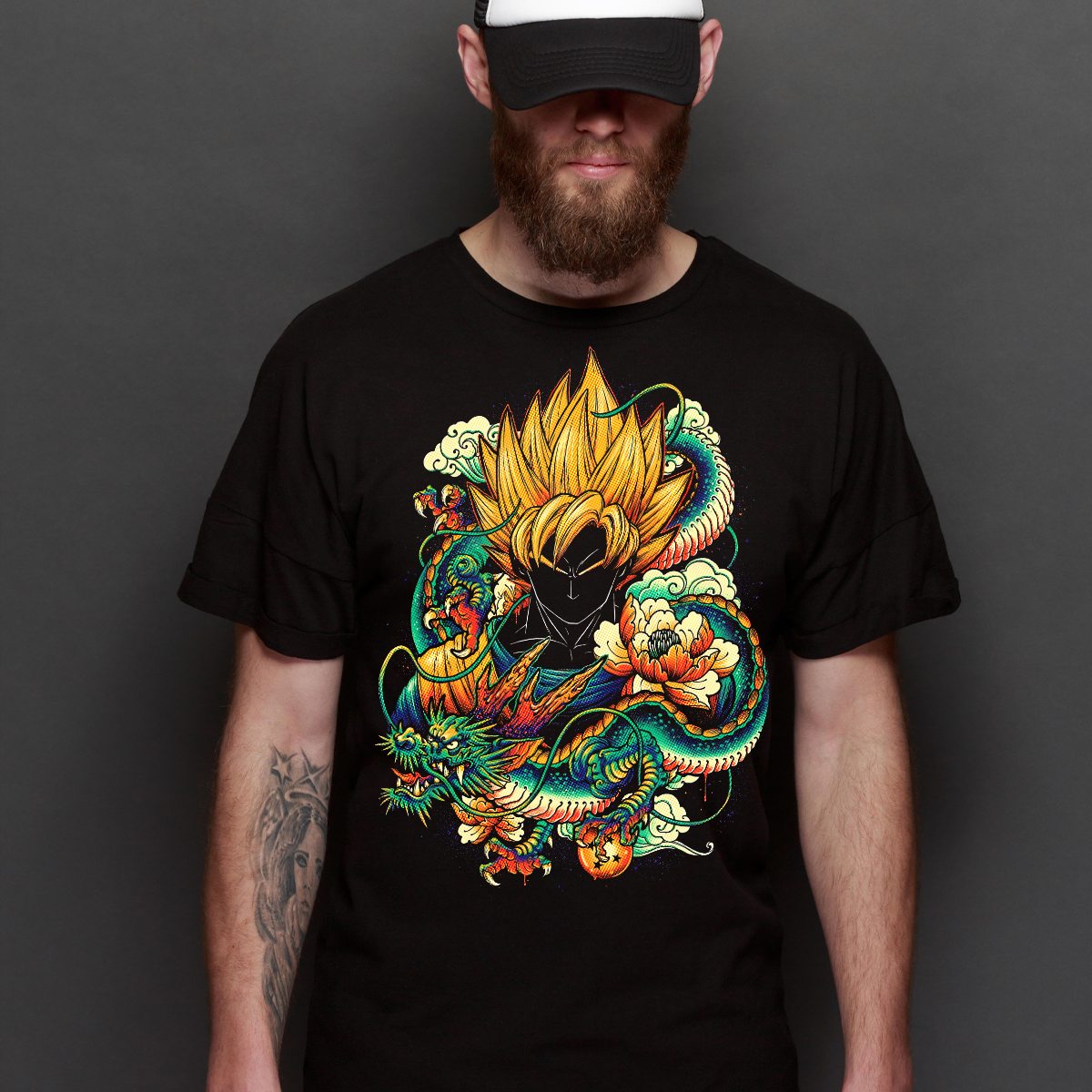 Dragon Ball Ver24 Goku T-Shirt Japanese Anime Tee