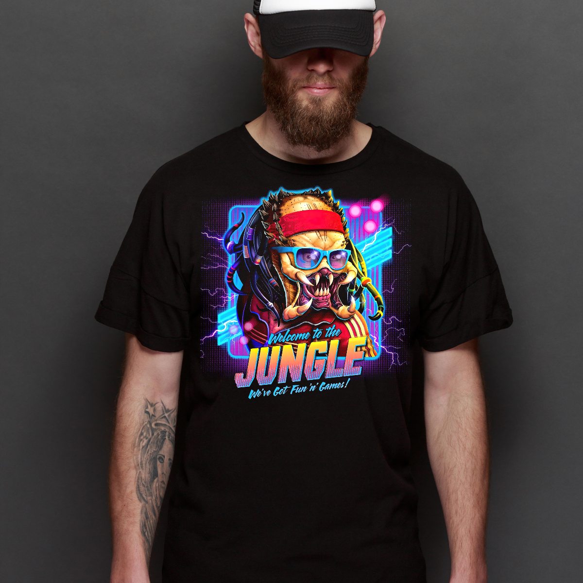 The Predator Welcome to The Jungle T-Shirt Cotton Movie Tee