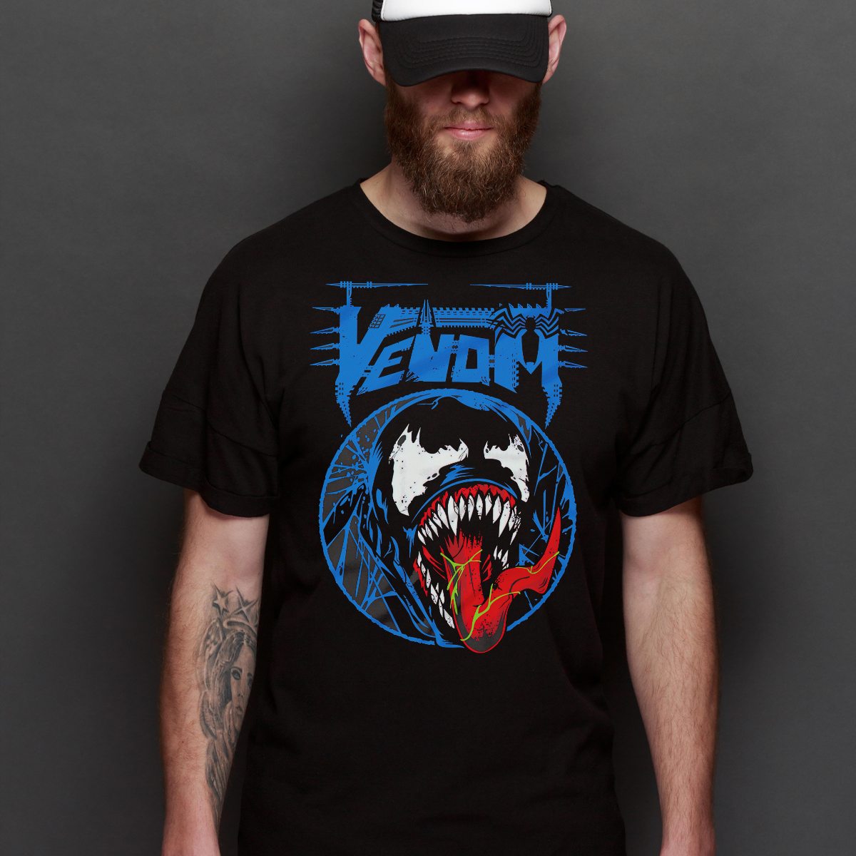 Venom V1 T-Shirt Marvel Tee