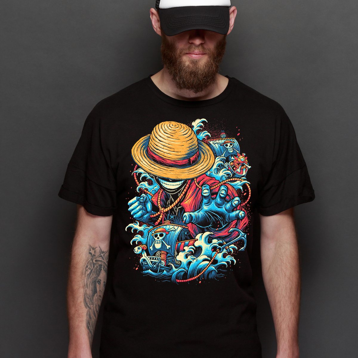 One Piece Ver6 T-Shirt Japanese Anime Tee