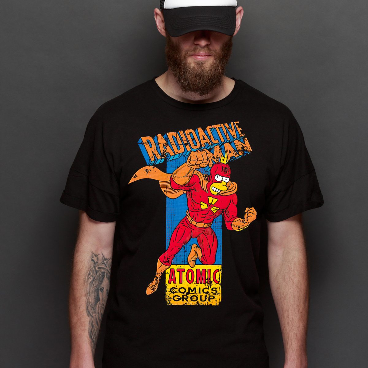 The Simpsons Radioactiveman T-Shirt Funny Tee