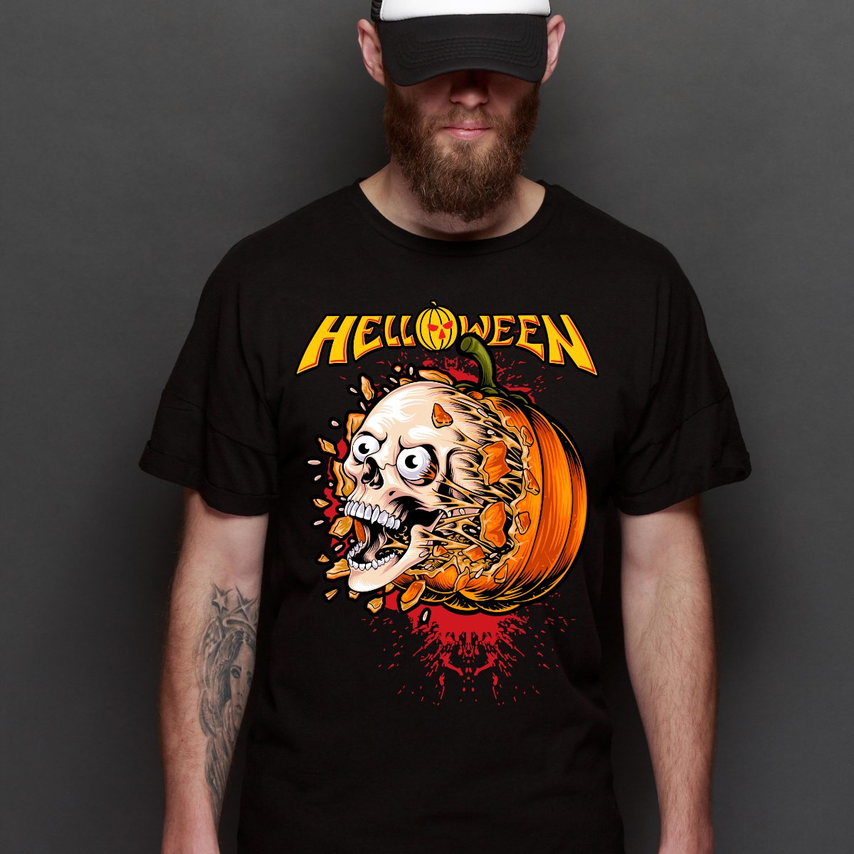 Helloween V4 T-Shirt Band Family Tee Music Heavy Metal