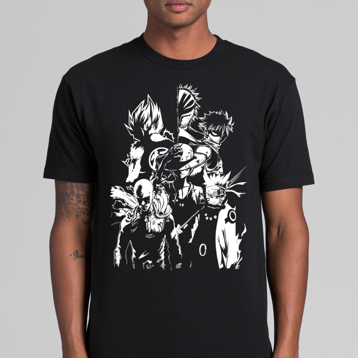 Heroes One Manga T-Shirt Japanese Anime Tee