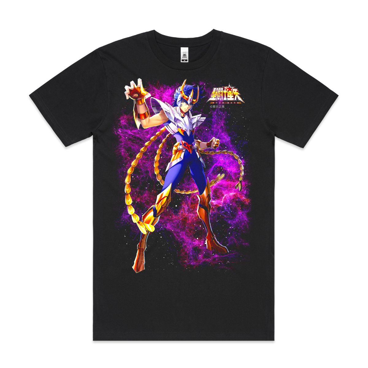 Saint Seiya Phoenix Nero T-Shirt Japanese Anime Tee