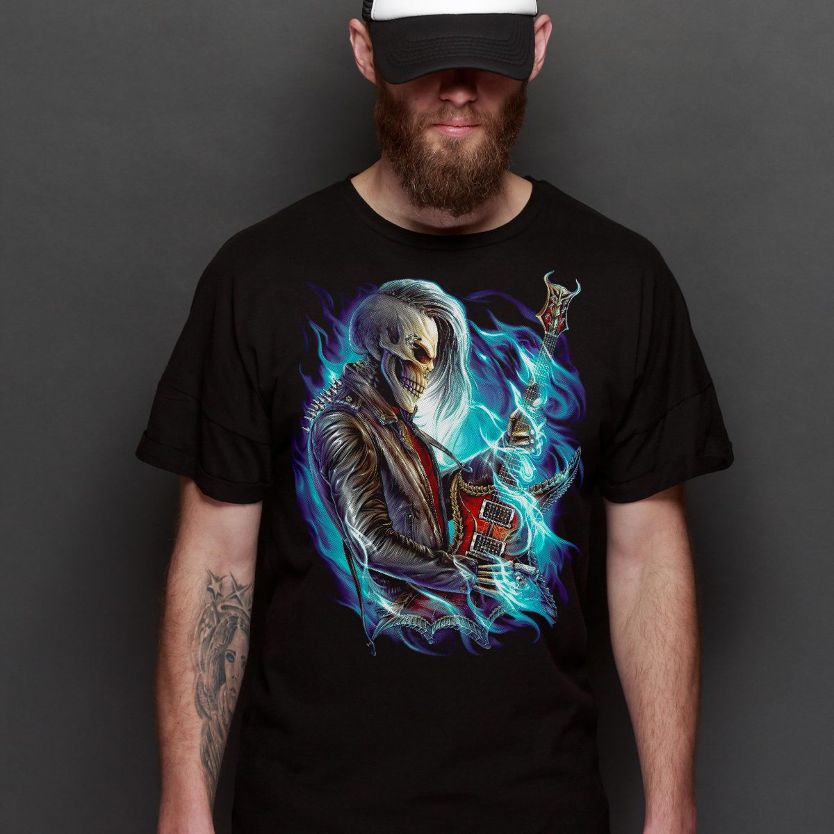 Heavy Metal Skull T-Shirt Band Family Tee Music Rock And Roll