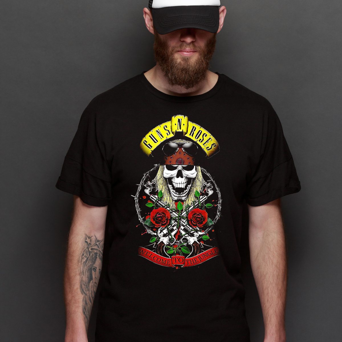 Guns N' Roses T-Shirt Band Family Tee Music Rock And Roll