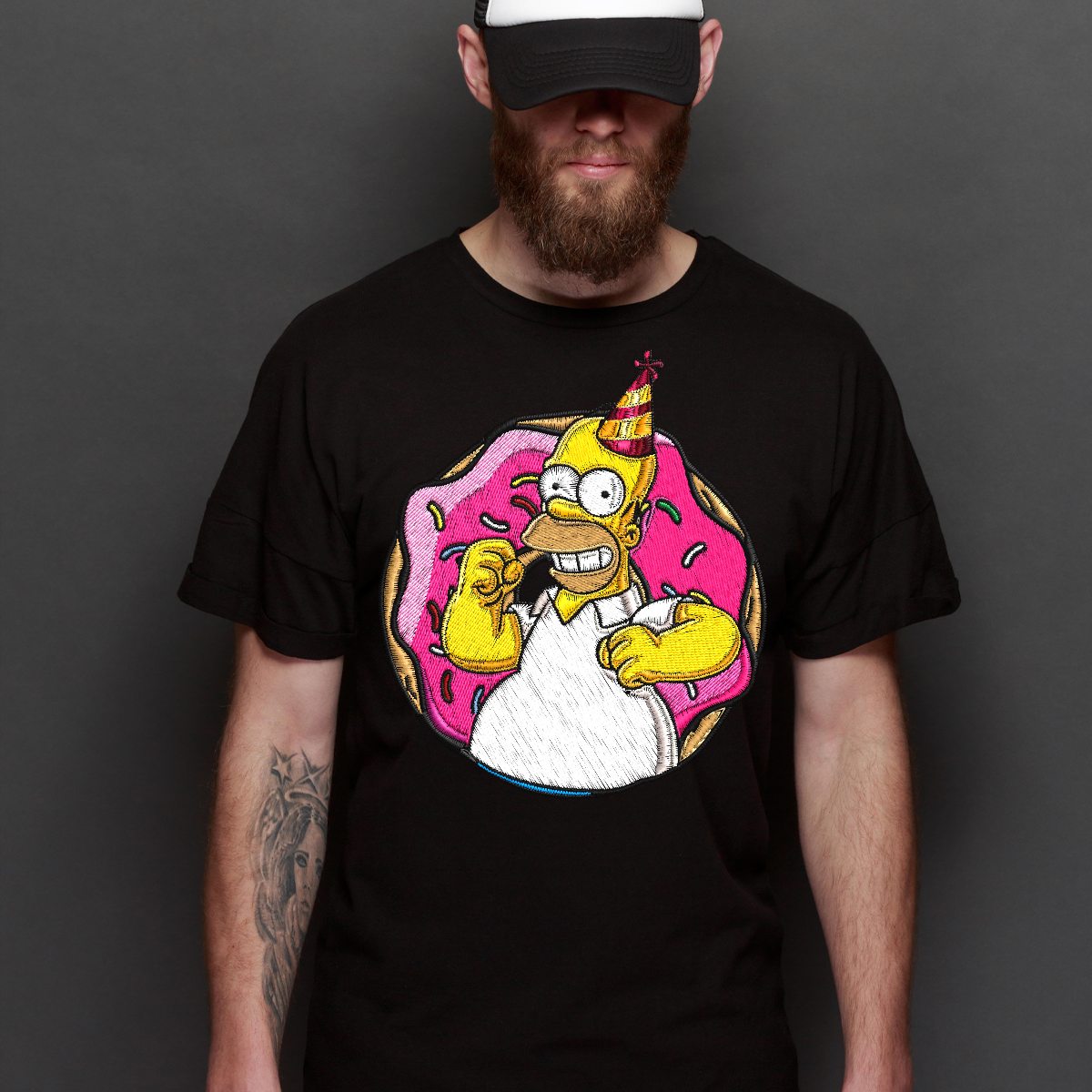 The Simpsons V3 of The Donuts Funny T-Shirt