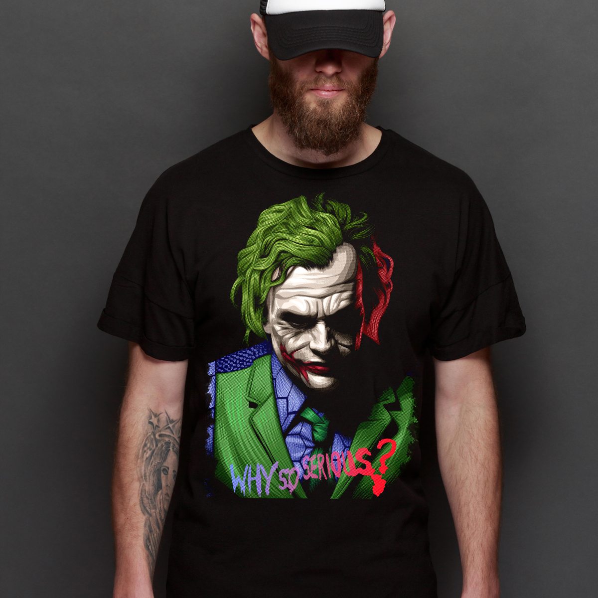 Batman Joker Why So Serious V2 T-Shirt Joker Tee