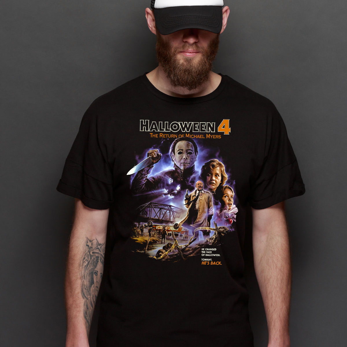 Halloween Michael Myers Part 4 T-shirt Horror Movie Tee