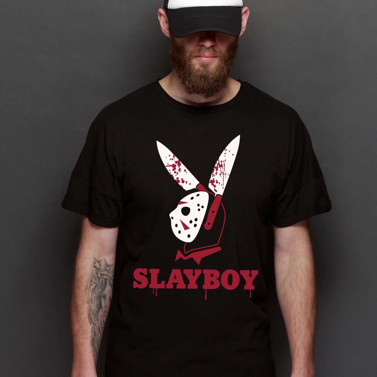 Friday the 13th V4 Horror movies T-Shirt Cotton Block Tee