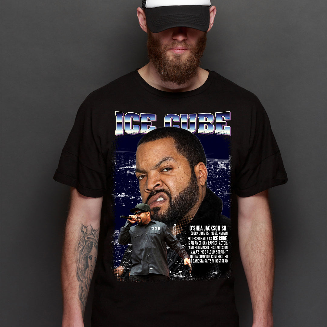 Ice Cube V1 T-Shirt Rapper Family Fan Music Hip Hop Culture
