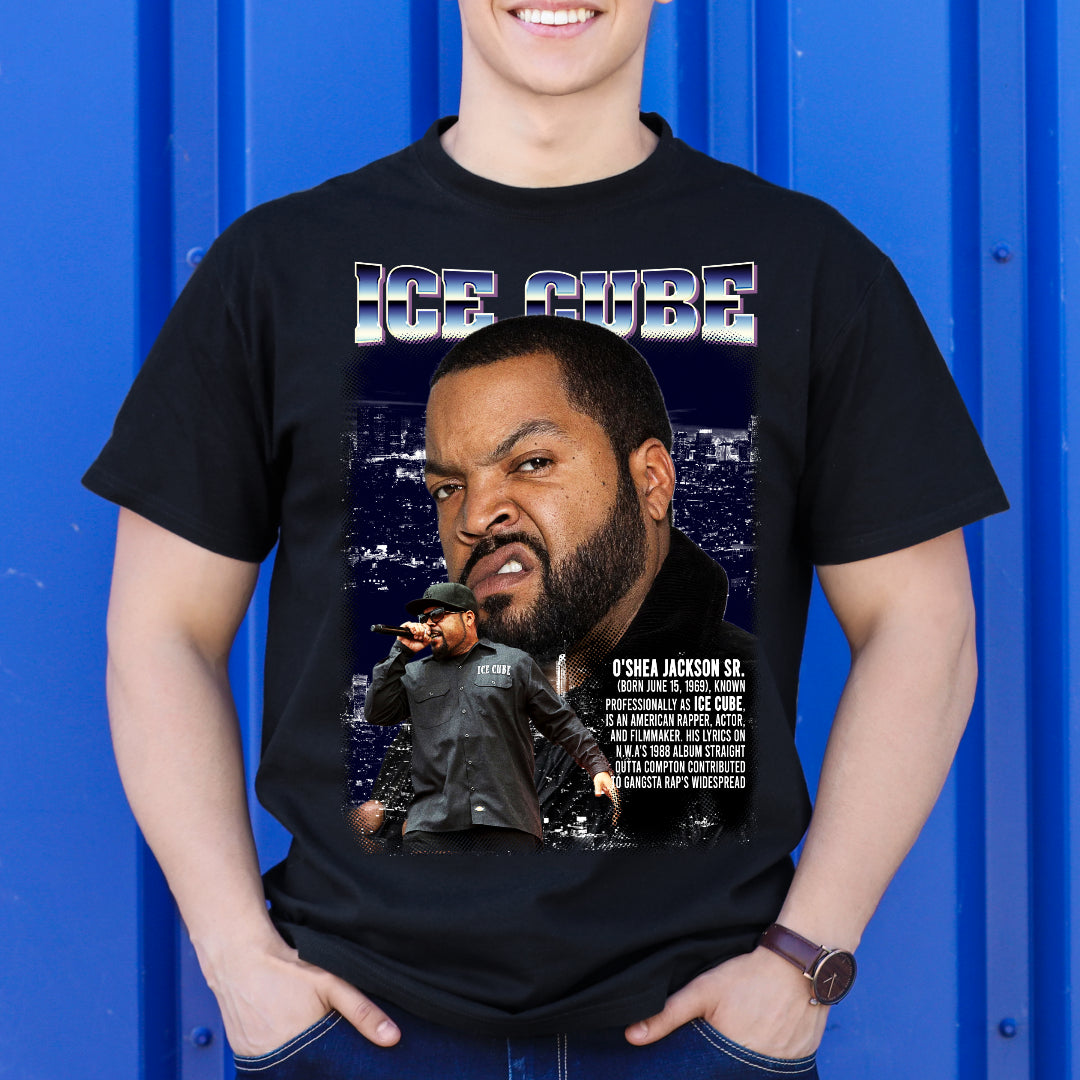 Ice Cube V1 T-Shirt Rapper Family Fan Music Hip Hop Culture