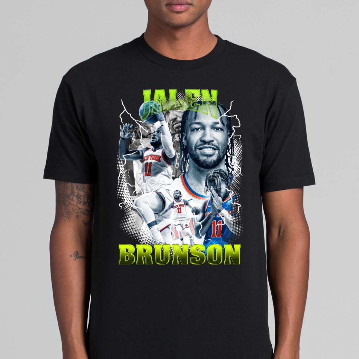 Jalen Brunson V8 NBA T-Shirt Sport Athlete Family Tee
