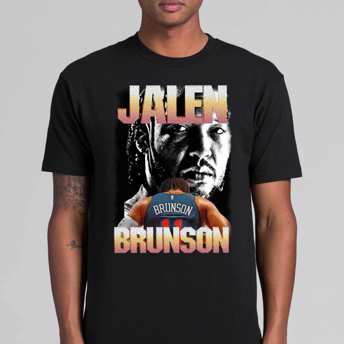 Jalen Brunson V2 NBA T-Shirt Sport Athlete Family Tee
