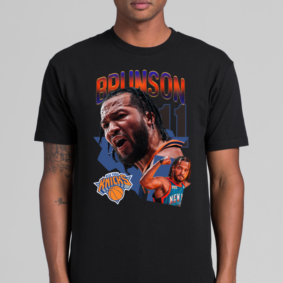 Jalen Brunson V5 NBA T-Shirt Sport Athlete Family Tee