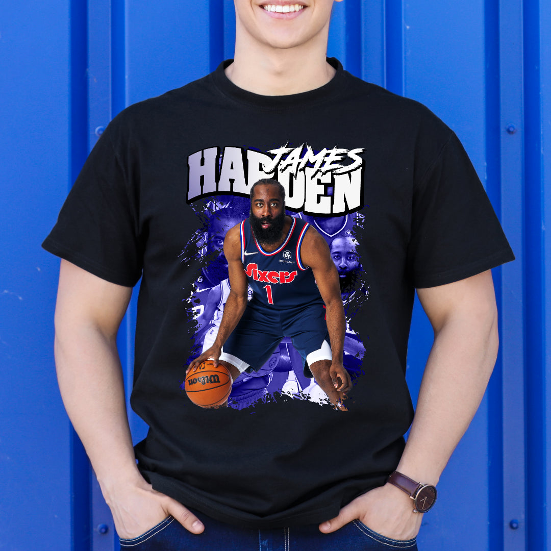James Harden V7 NBA T-Shirt Sport Athlete Family Tee