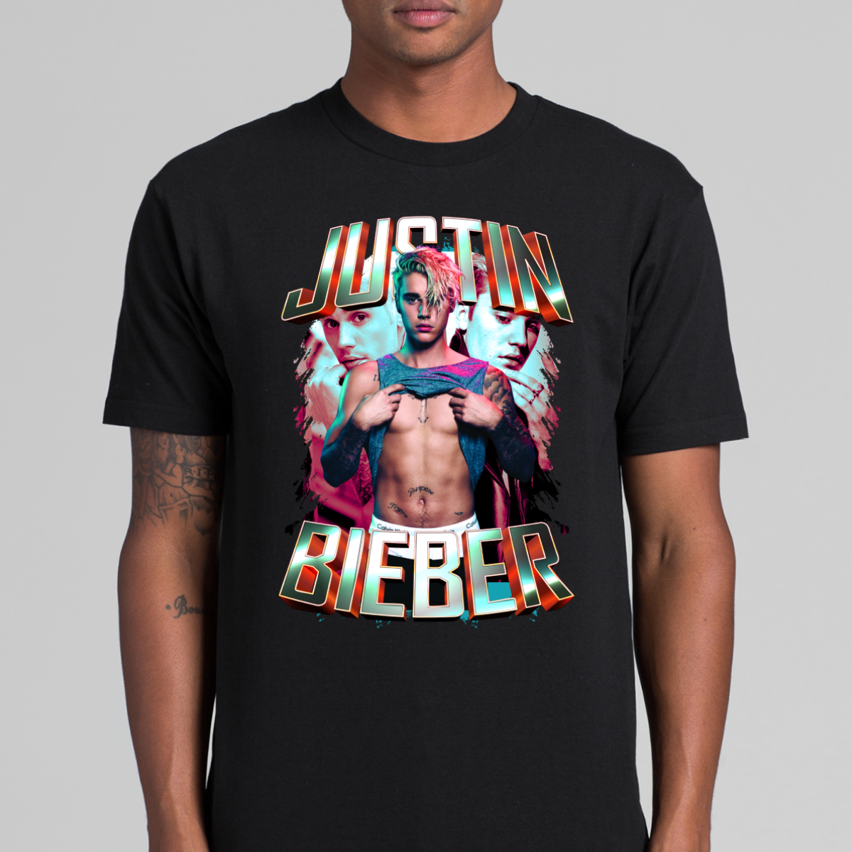 Justin Bieber V6 T-Shirt Artist Family Fan Music Pop Culture