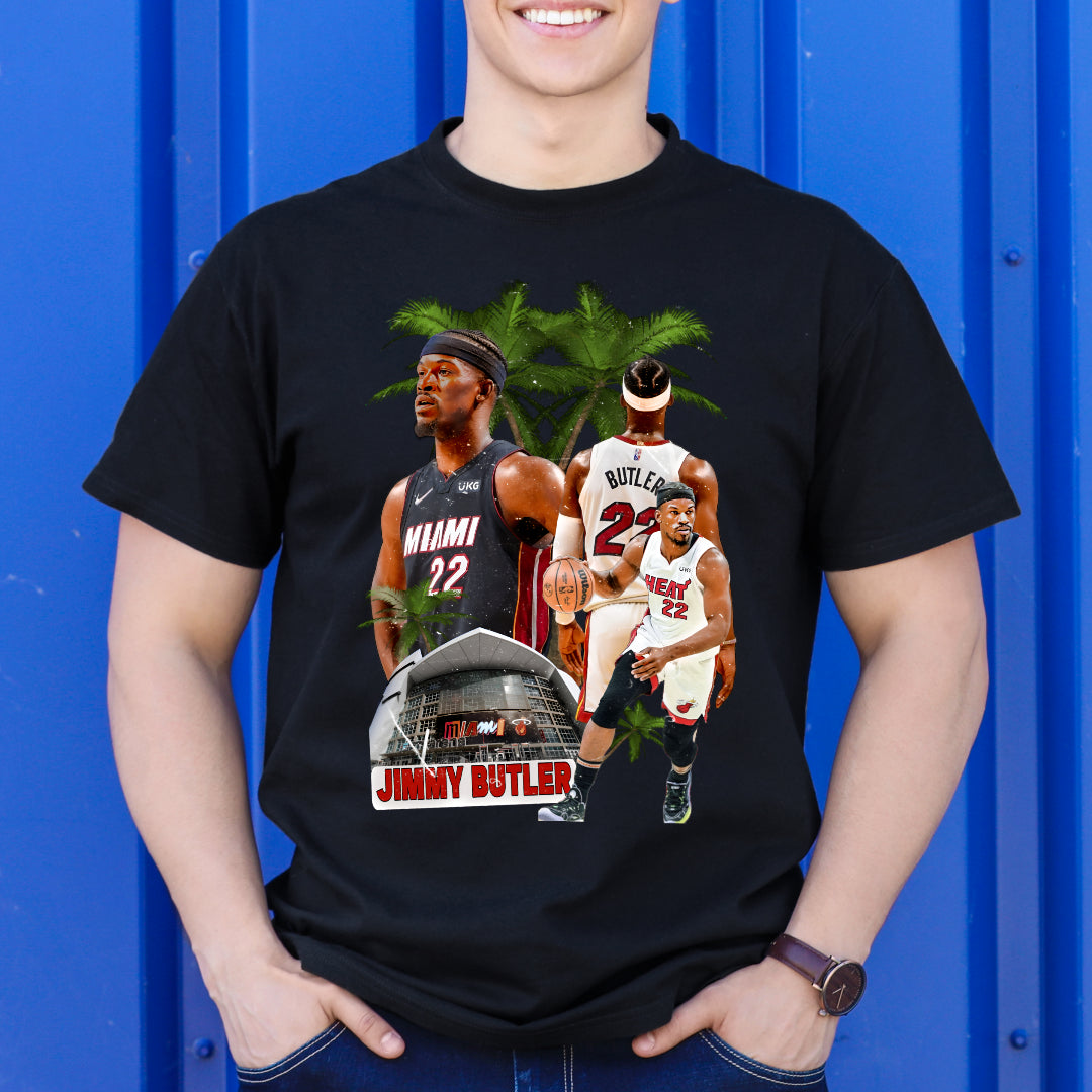 Jimmy Butler V7 NBA T-Shirt Sport Athlete Family Tee