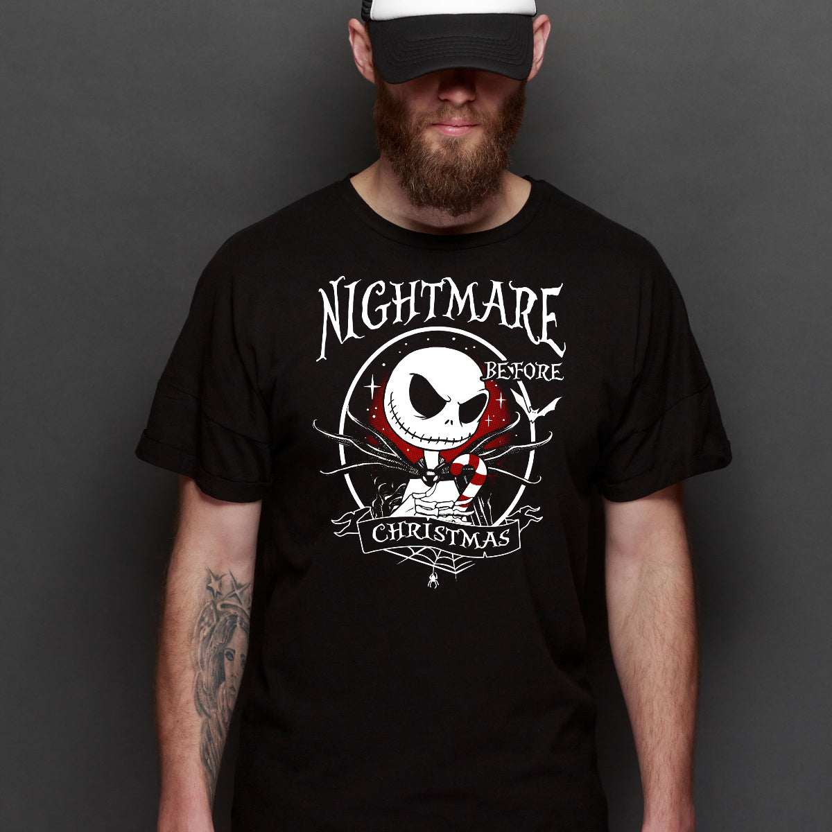 Nightmare Before Christmas Jack Skellington T-shirt Movie Tee