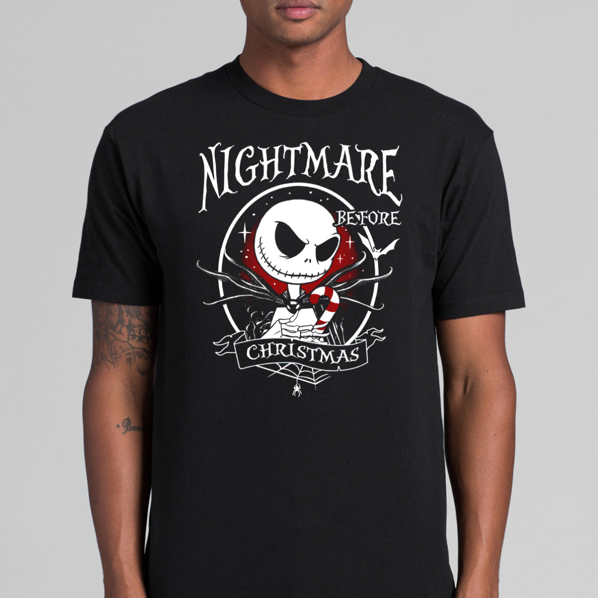 Nightmare Before Christmas Jack Skellington T-shirt Movie Tee