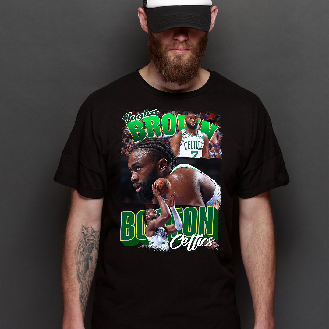 Jaylen Brown NBA T-Shirt Sport Athlete Family Tee
