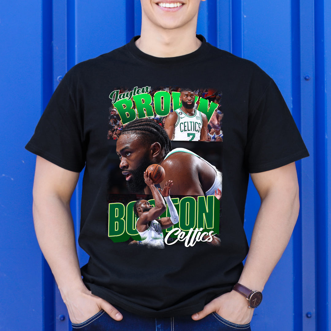 Jaylen Brown NBA T-Shirt Sport Athlete Family Tee