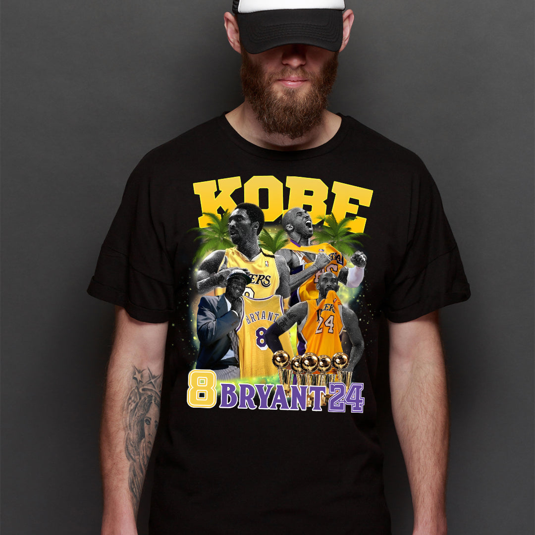 Kobe Bryant V18 NBA T-Shirt Sport Athlete Family Tee