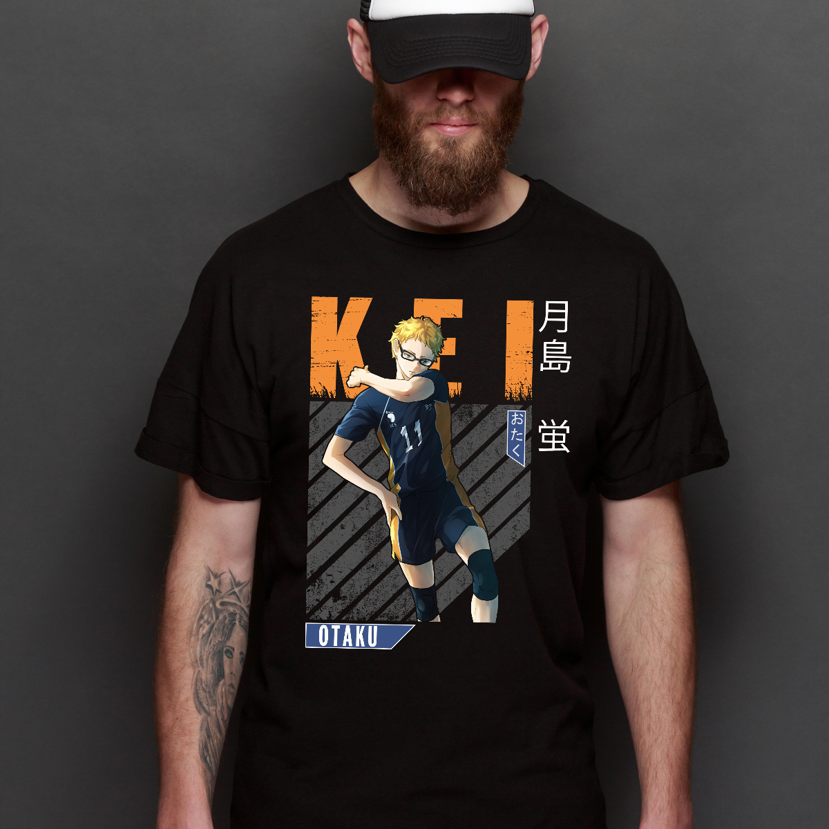 Haikyuu!! Kei Tsukishima V2 T-Shirt Japanese Anime Tee
