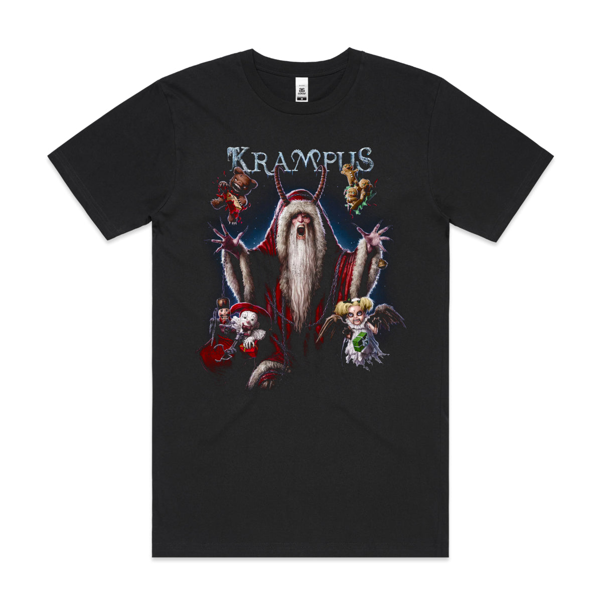 Krampus T-shirt Horror Comedy Tee