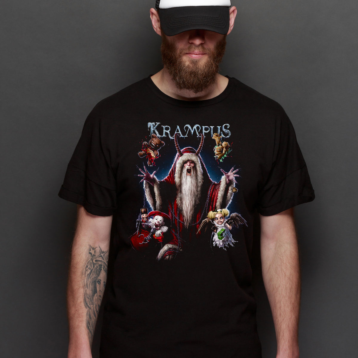 Krampus T-shirt Horror Comedy Tee