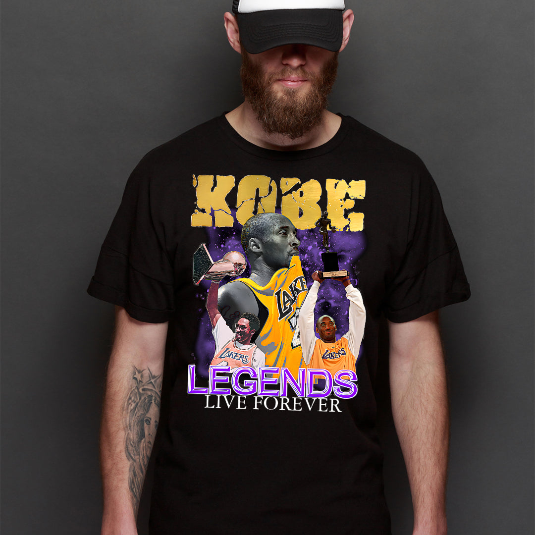 Kobe Bryant V22 NBA T-Shirt Sport Athlete Family Tee