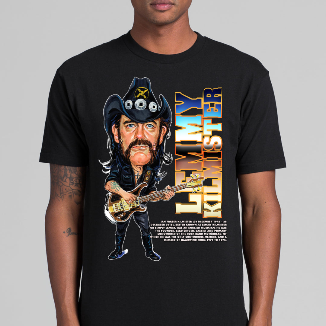 Lemmy Kilmister T-shirt Artist Family Music Tee