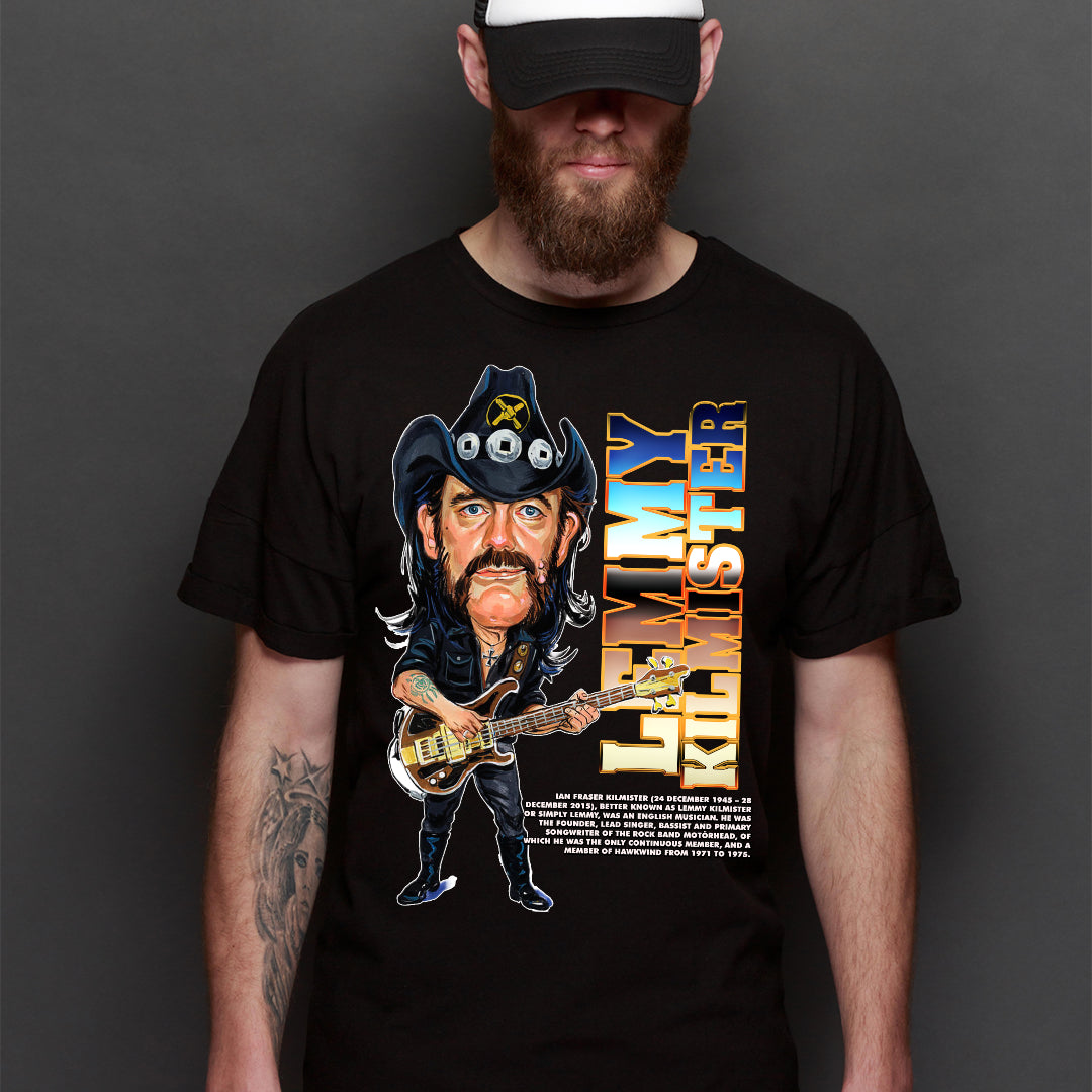 Lemmy Kilmister T-shirt Artist Family Music Tee