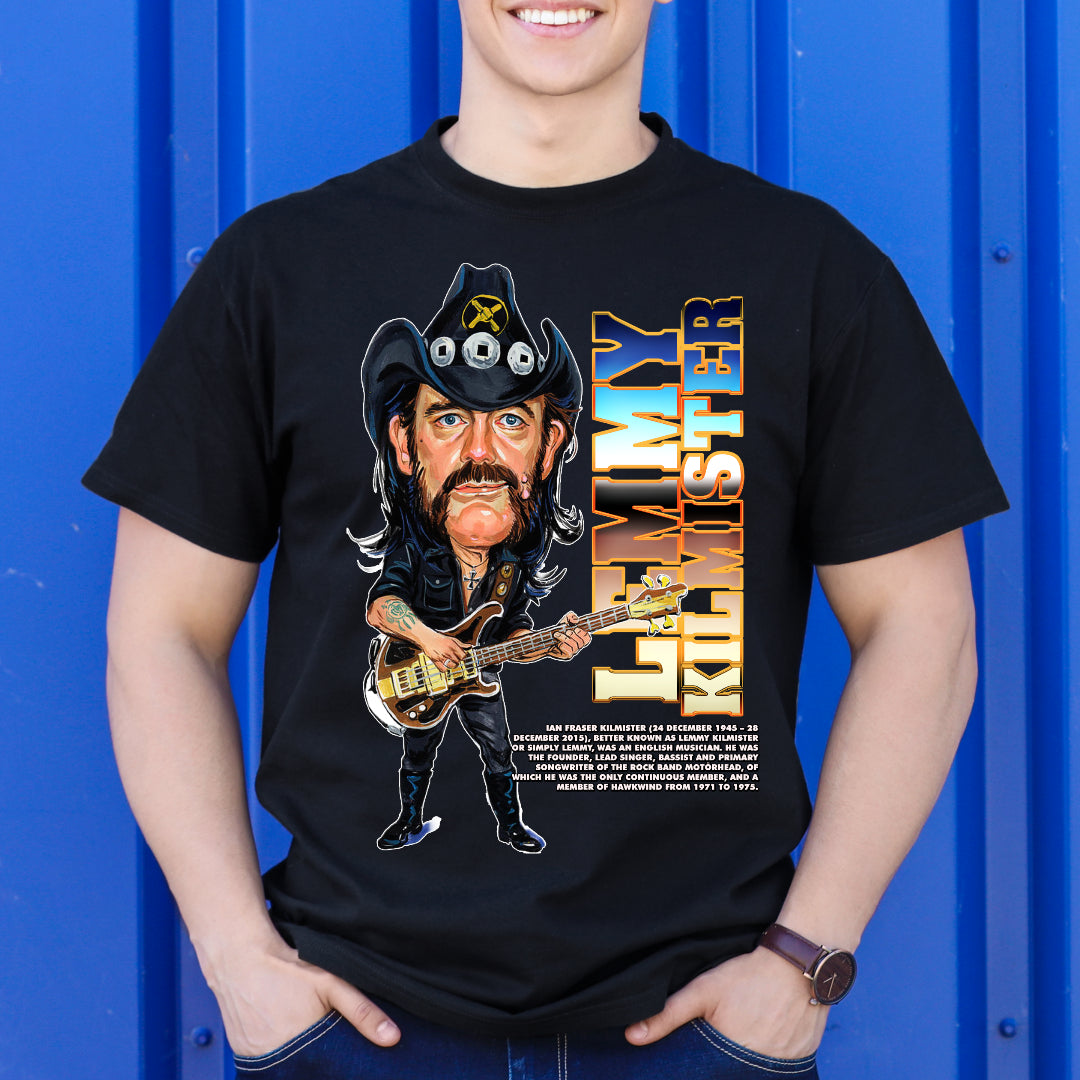Lemmy Kilmister T-shirt Artist Family Music Tee