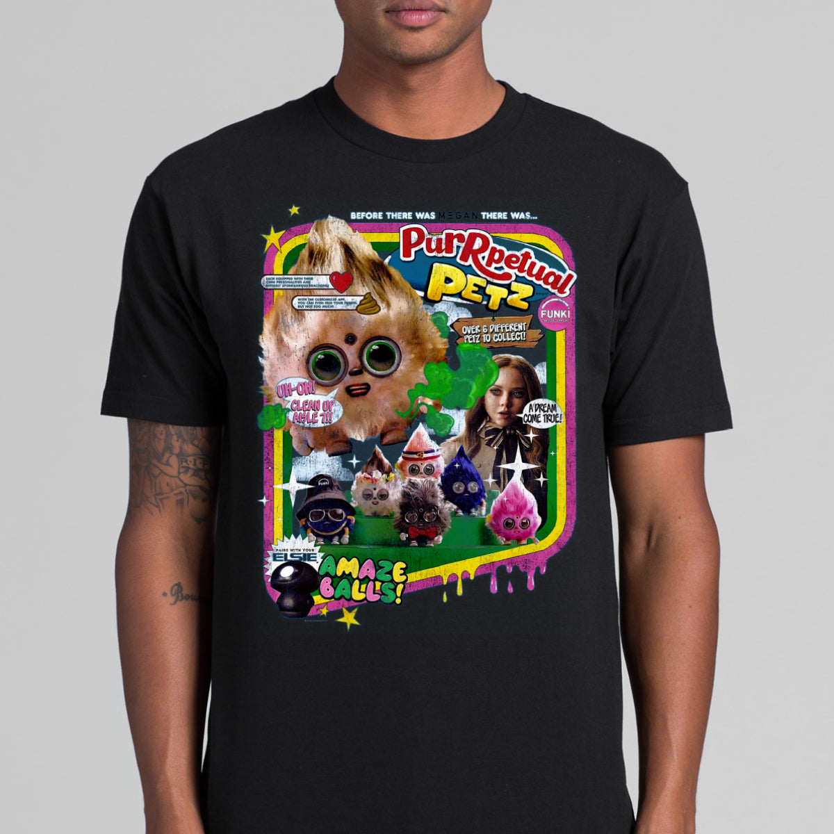 M3GAN-Purrpetual Petz T-shirt Toys Movie Tee
