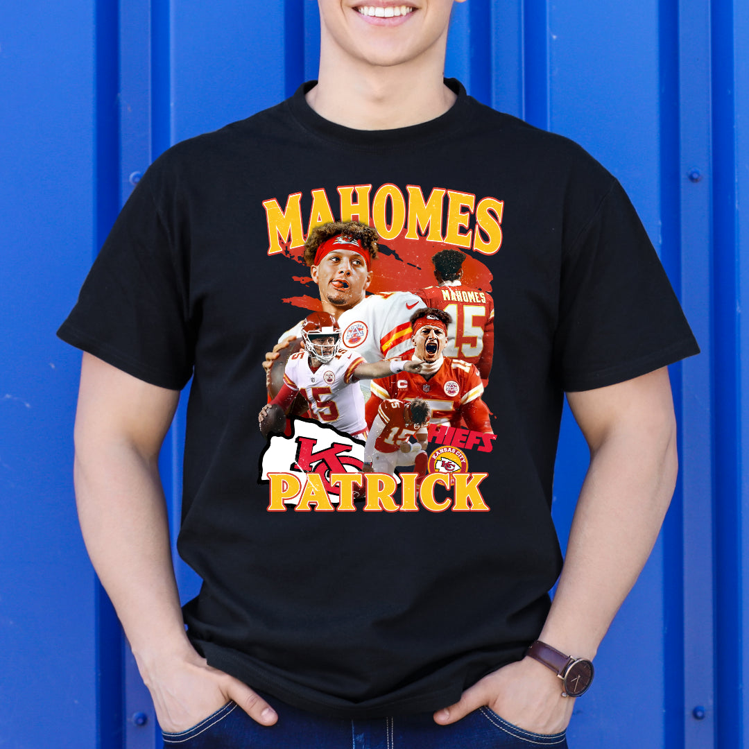 Patrick Mahomes NFL T-Shirt Sport Athlete Family Tee