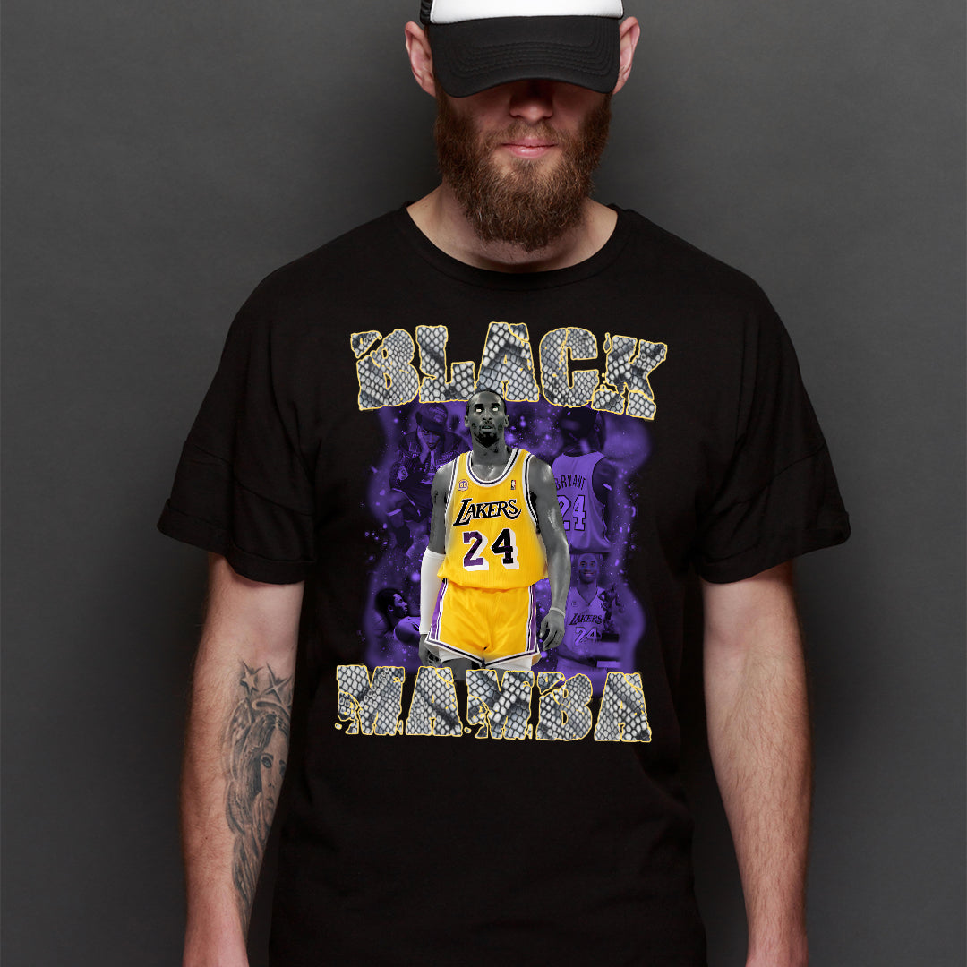 Kobe Bryant V24 NBA T-Shirt Sport Athlete Family Tee